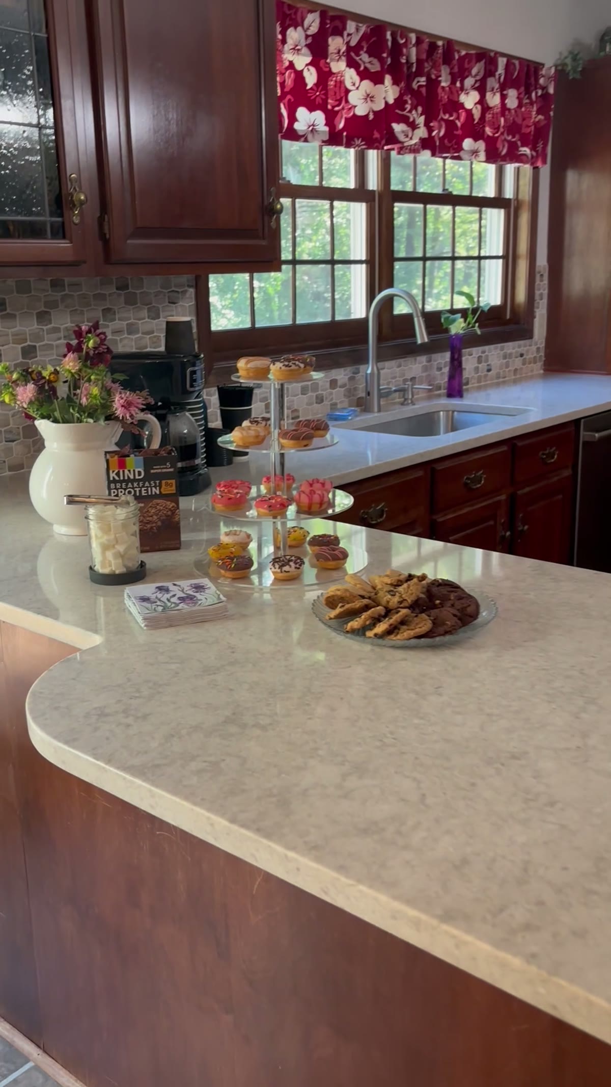 Cupcakes, donuts and cookies set out for a Lancaster County open house